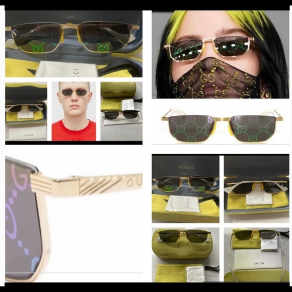 GUCCI UNISEX ORANGE MIRROR , SAME STYLE WORE TO THE GRAMMYS ON BILLIE EILISH - Picture 15 of 16